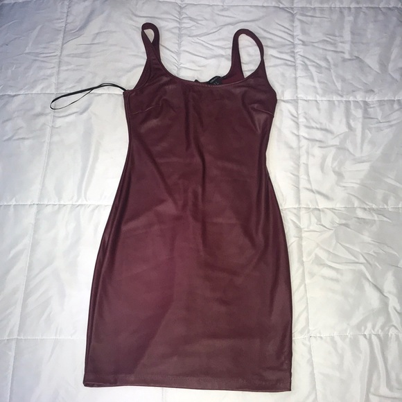 Red Leather Dress - Picture 1 of 1